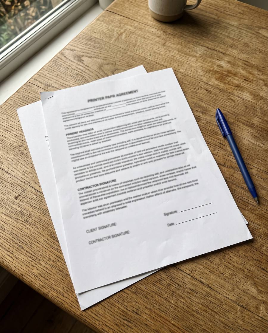 A photo of a document